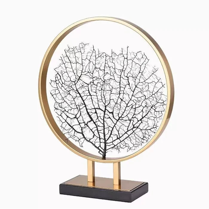 Metal Coral Tree Ornament