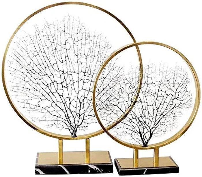 Metal Coral Tree Ornament