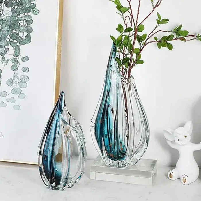 Correa Transparent Glass Vase