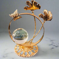 Crystal Ball Lead Design Metal Decor