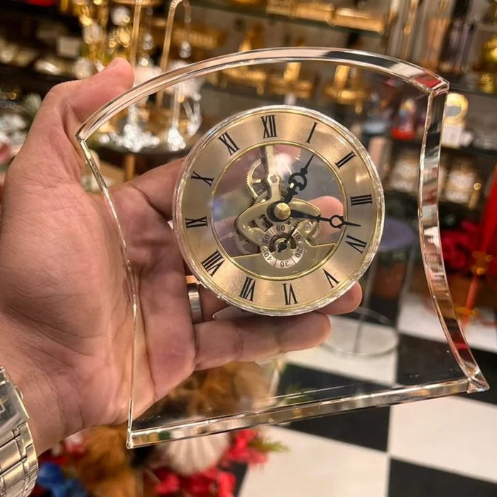 Executive Crystal Transparency Clock