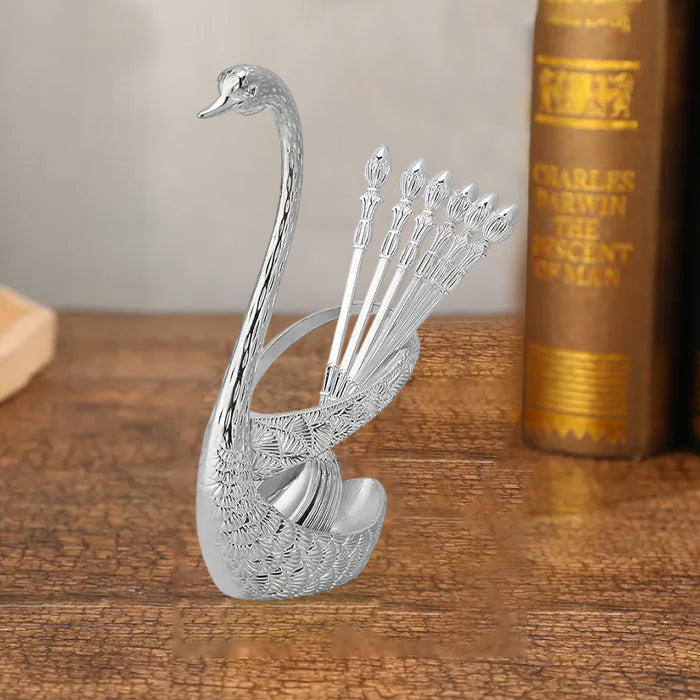 Swan Cutlery Holder Set