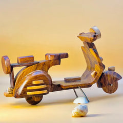 Elegant Wooden Decorative Bike For Table