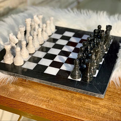 Onyx Chess Decor