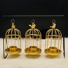 Birds Cage Carrier Candle Holder