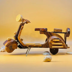 Elegant Wooden Decorative Bike For Table