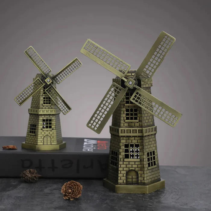 Antique Dutch Windmill Model