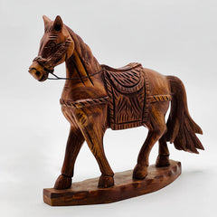 Sheesham Wood Horse Sculpture