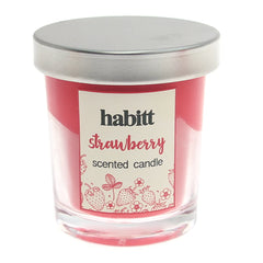 Mini Glass Jar Candle Strawberry