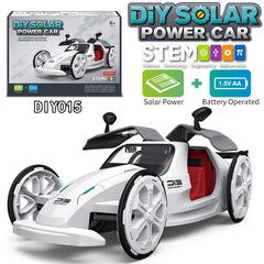 DIY Solar Power Car Model For Kids