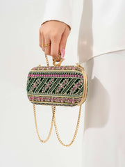 Embroidered Clutch