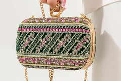 Embroidered Clutch