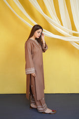 Ready-to-wear 2-piece lawn embroidered suit  (NAIRA)