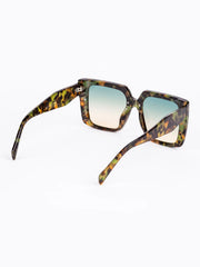 Printed Green Sunglasses