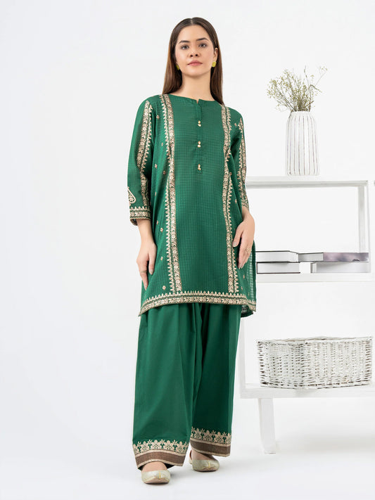 2 Piece Lawn Suit-Embroidered (Pret)