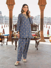 2 Piece Cambric Suit-Embroidered (Pret)