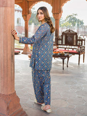 2 Piece Cambric Suit-Embroidered (Pret)