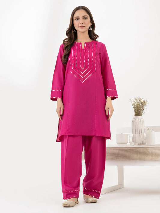 2 Piece Lawn Suit-Embroidered (Pret)