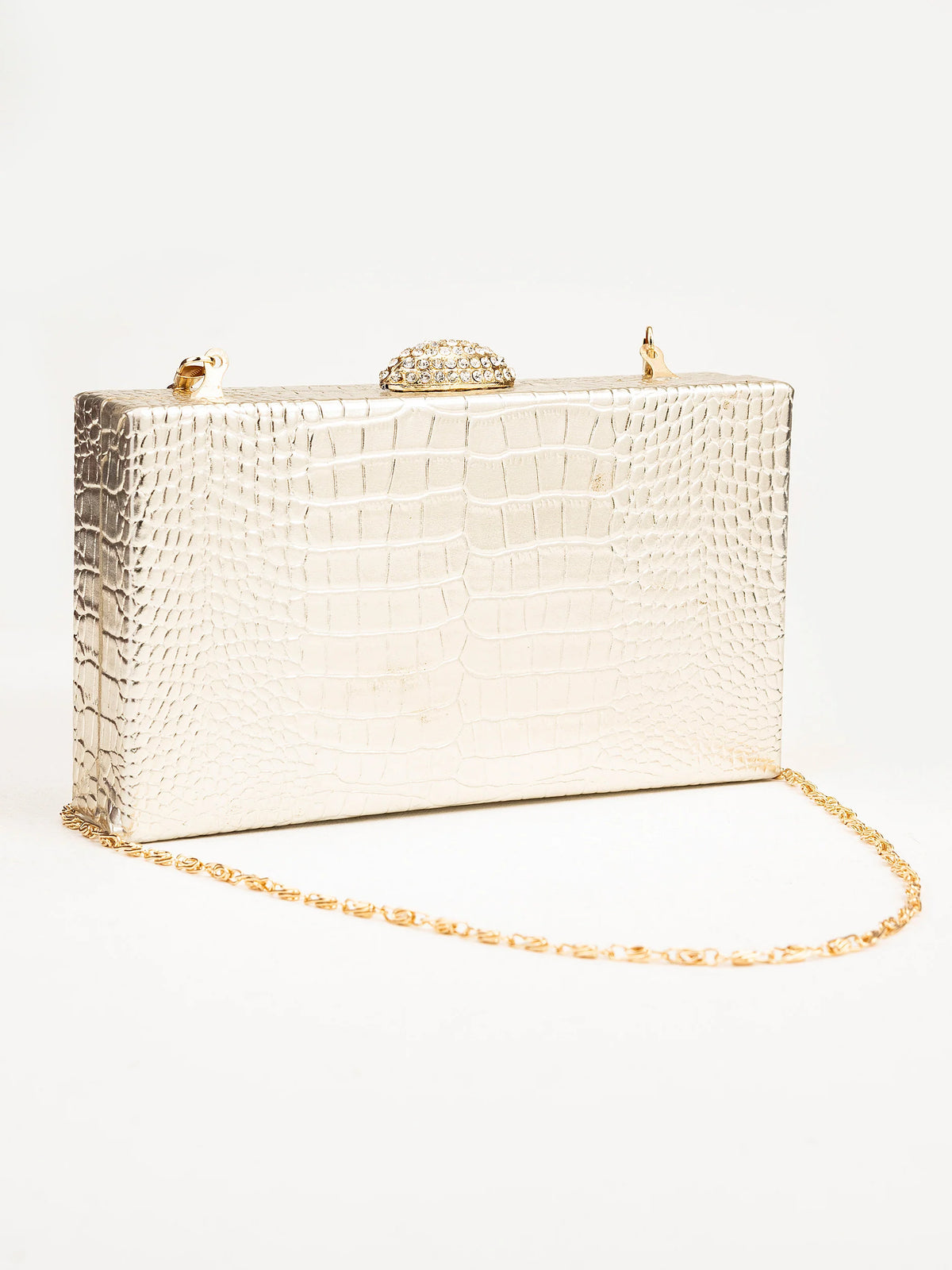 Snake Textured Clutch