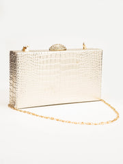 Snake Textured Clutch