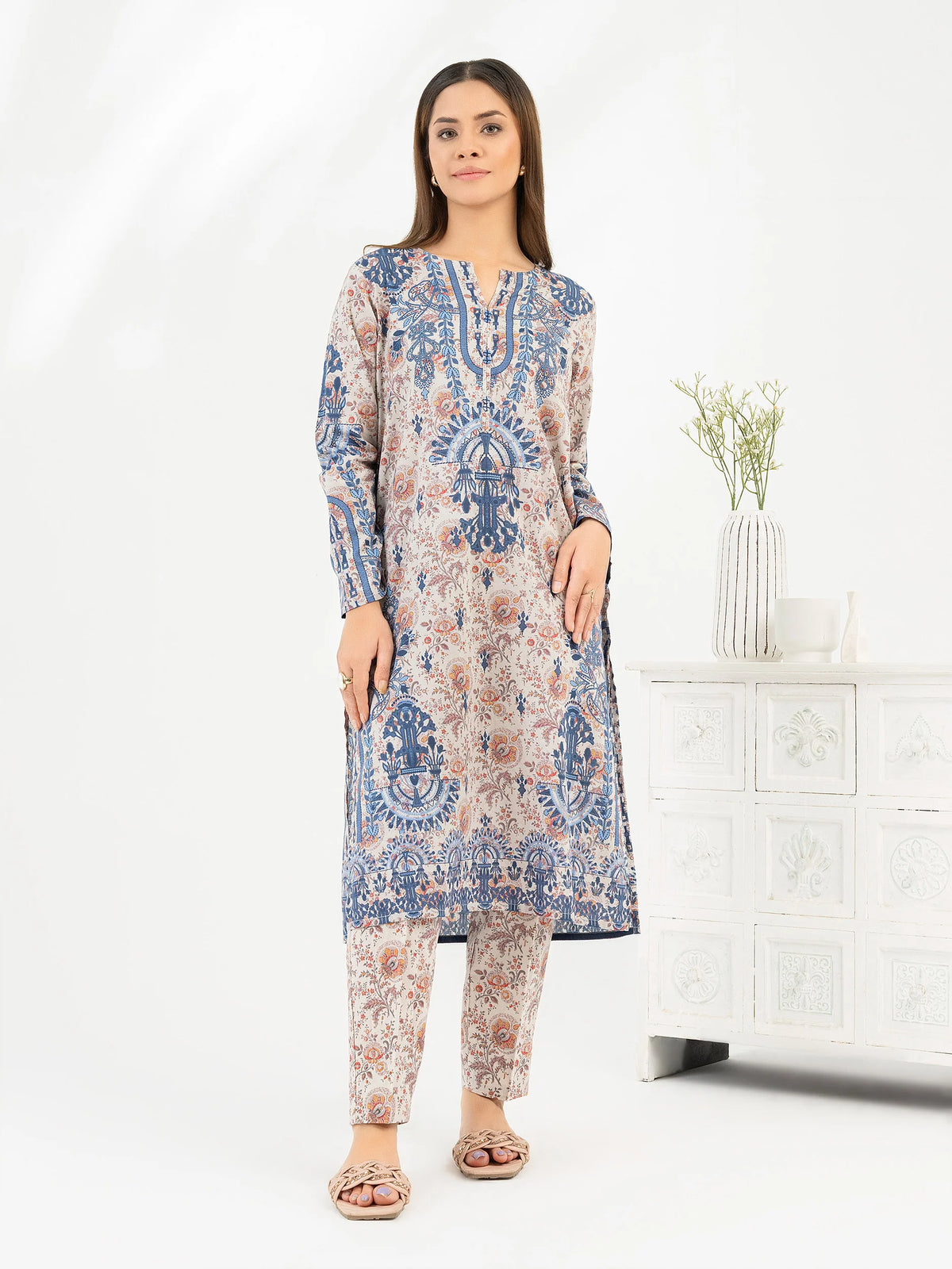 2 Piece Lawn Suit-Printed (Pret)