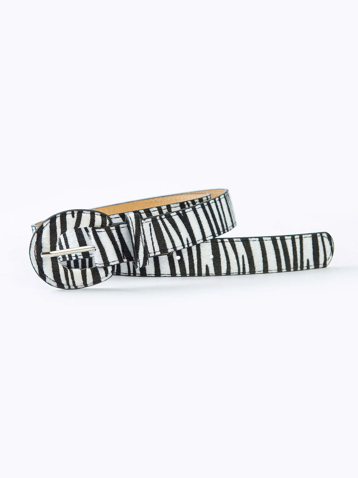 Zebra Print Belt