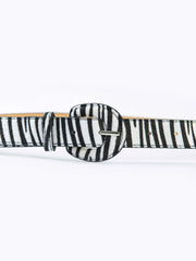 Zebra Print Belt