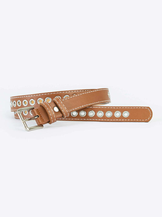 Narrow Leather Belt