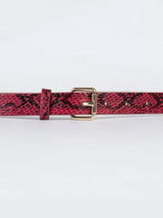 Snake Textured Belt