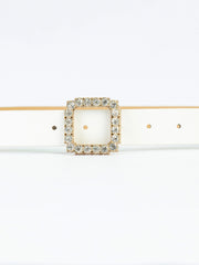 Strass Buckle Belt