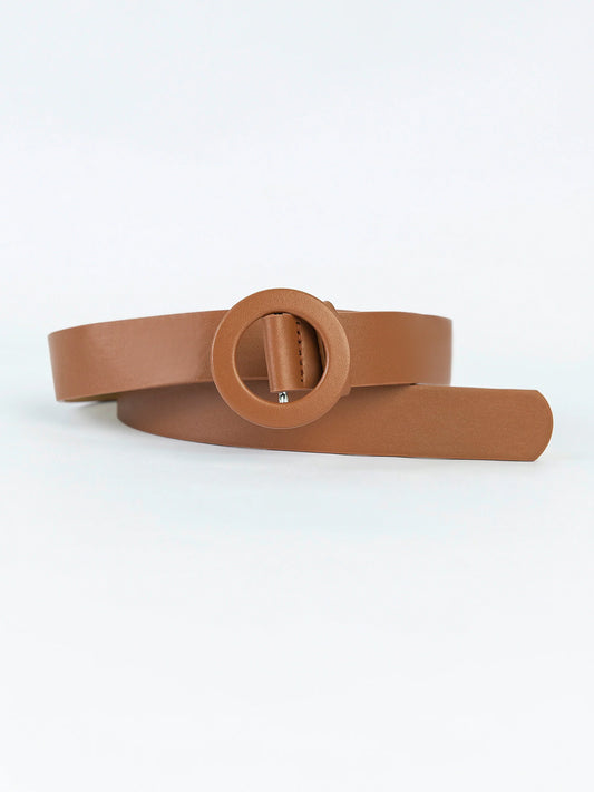 Round Buckle Belt