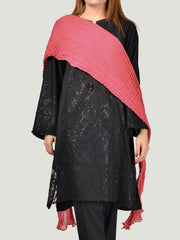 Crushed Dupatta-Red