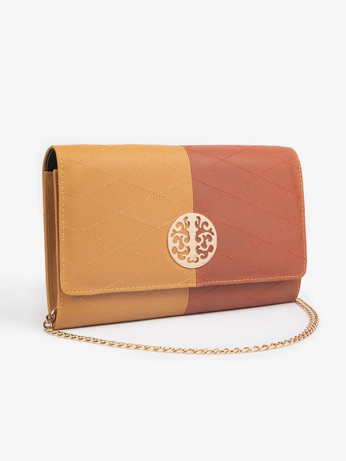 Stitch Patterned Clutch