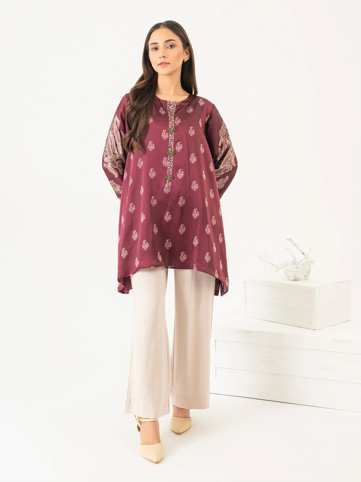 Silk Kurti-Printed (Pret)