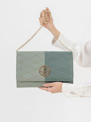 Stitch Patterned Clutch