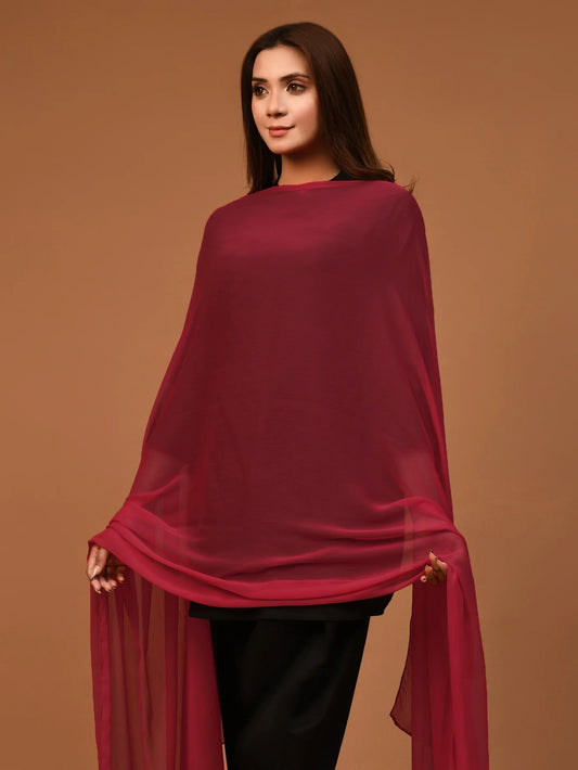 Dyed Chiffon Dupatta