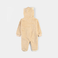 INFANT UNISEX ROMPER-BROWN