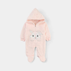 INFANT UNISEX ROMPER-PEACH