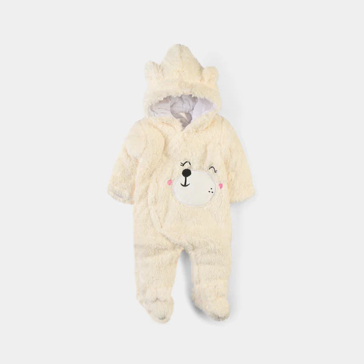 INFANT UNISEX ROMPER-CREAM