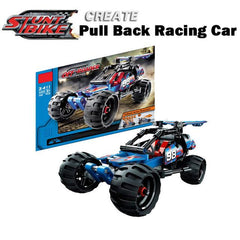 3in1 DIY Pullback Tech Bricks Off-Road Vehicle - 160+Pcs