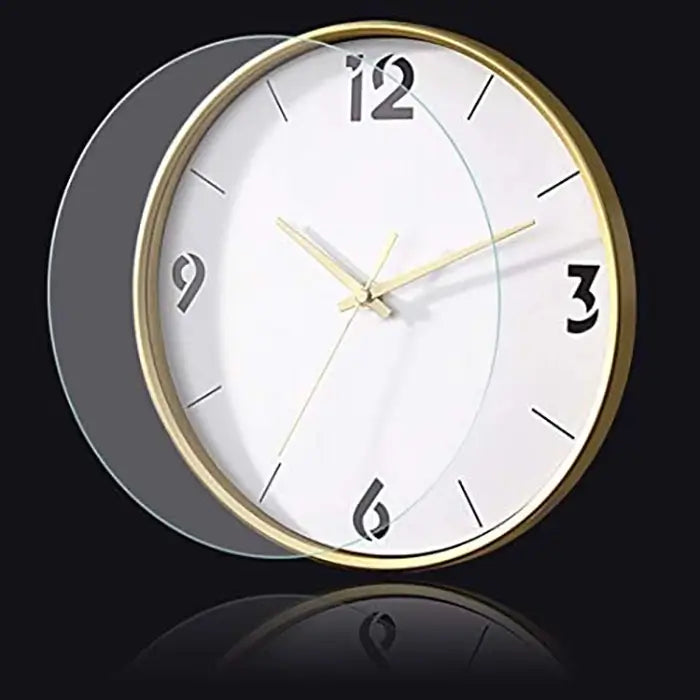 Decoration Metal Wall Clock With Mirror Glass