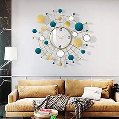 Decoration Metal Wall Clock With Mirror Glass