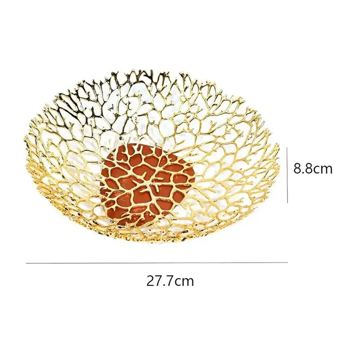 Decorative Plate Fruit Dish Household Set (2 Pcs)