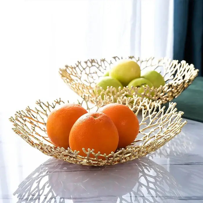 Decorative Plate Fruit Dish Household Set (2 Pcs)