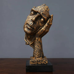 Silent Face Sculpture (Hear No Evil)