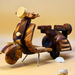 Elegant Wooden Decorative Bike For Table