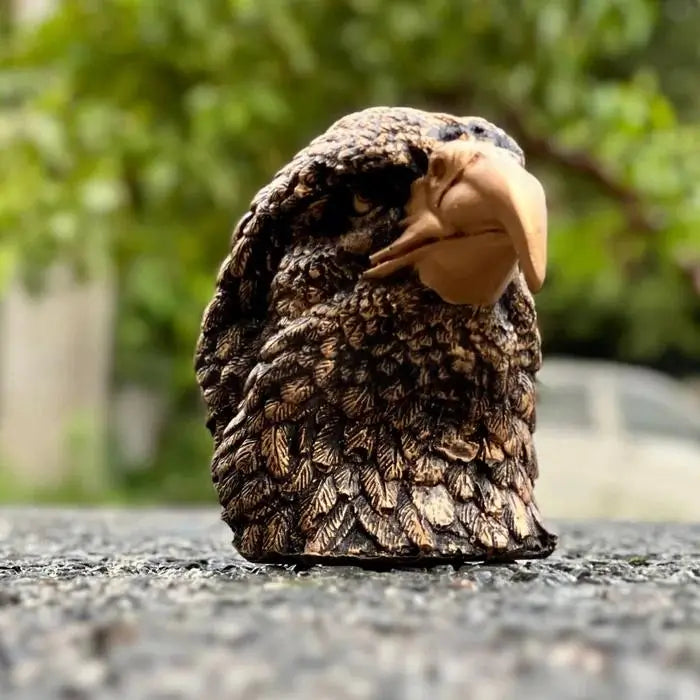 Bronze Eagle Head Ornament