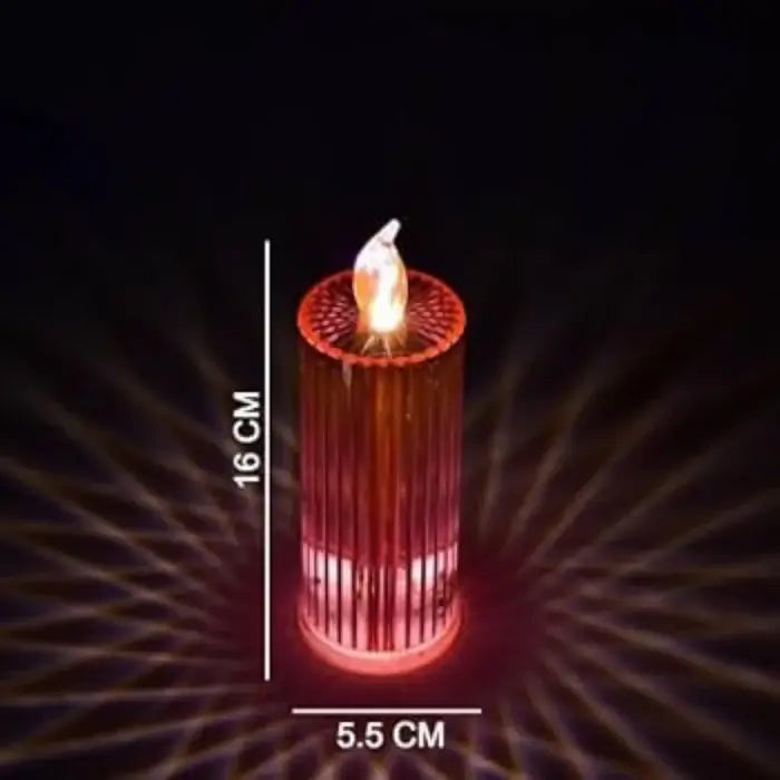 Colorful Electric Candles Set (Set Of 2)