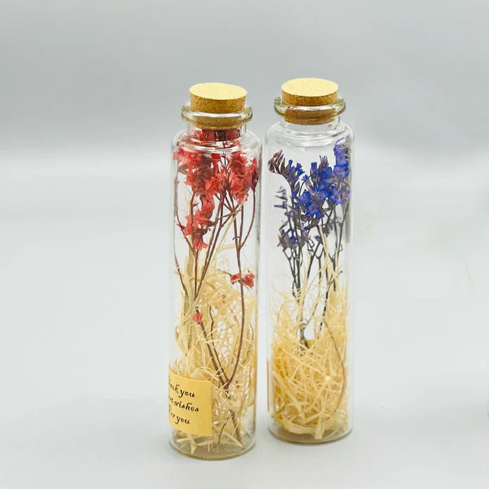 Eternal Bloom Antique Bottles Set (Set Of 4)