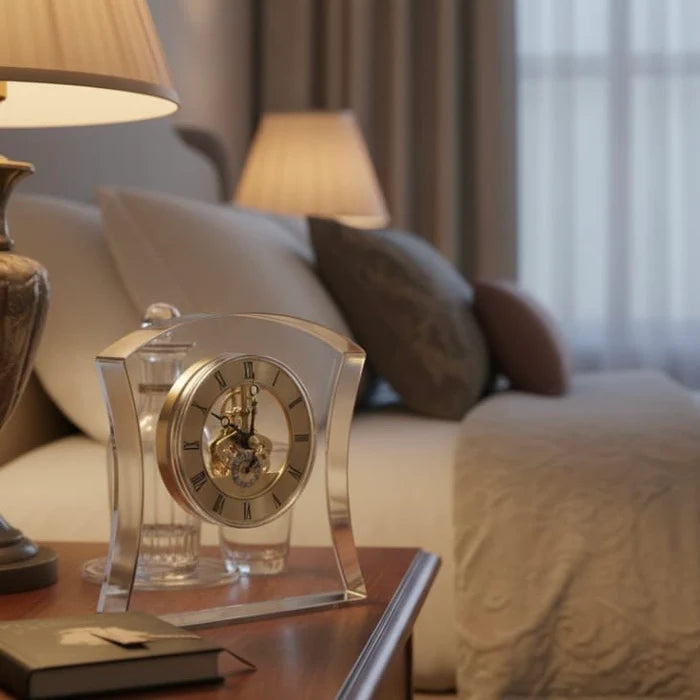 Executive Crystal Transparency Clock